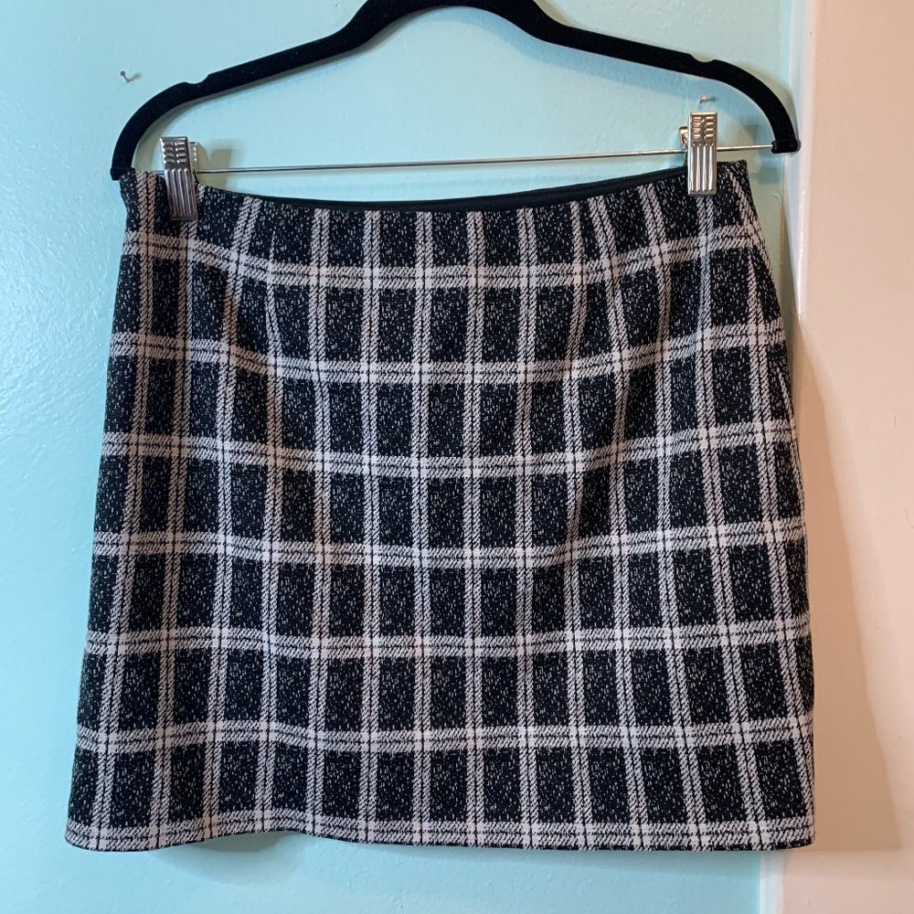 Theory Plaid Mini Skirt (4)